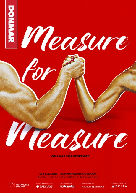 Measure for Measure theatre poster by Damien Frost