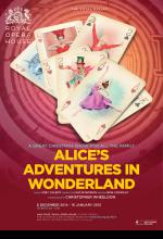 Alice’s Adventures in Wonderland ballet poster design by Damien Frost