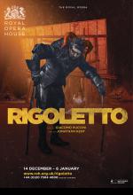 Rigoletto opera poster design by Damien Frost