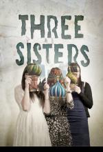 Three Sisters theatre poster design by Damien Frost