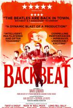 Backbeat theatre poster design by Damien Frost