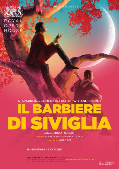 Il Barbiere di Siviglia opera poster design by Damien Frost