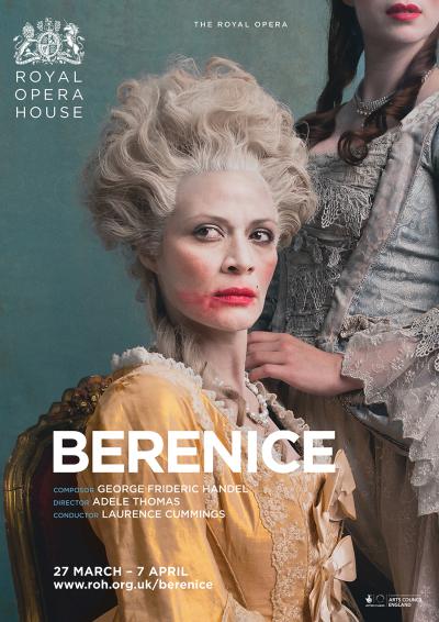 Berenice opera poster design by Damien Frost