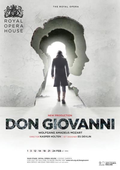 Don Giovanni opera poster design by Damien Frost