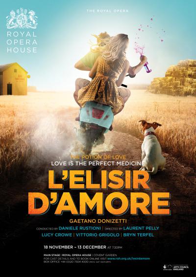 L'elisir d'amore poster design by Damien Frost