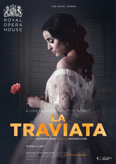 La Traviata opera poster design by Damien Frost