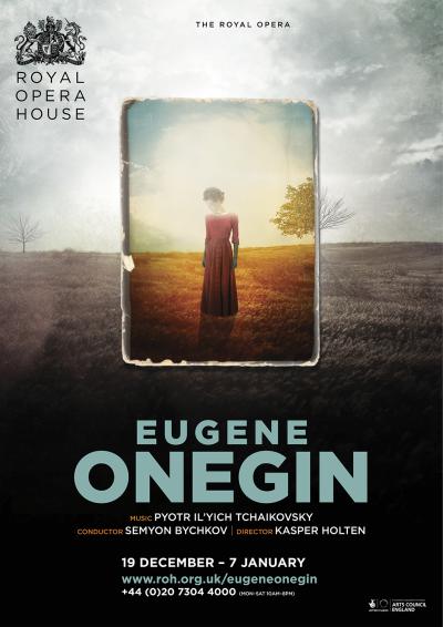 Eugene Onegin opera poster design by Damien Frost