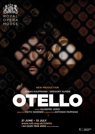 Otello: Royal Opera House poster design by Damien Frost