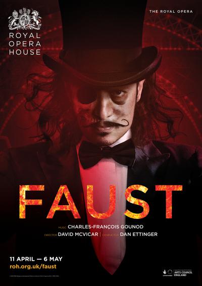 Faust opera poster design by Damien Frost