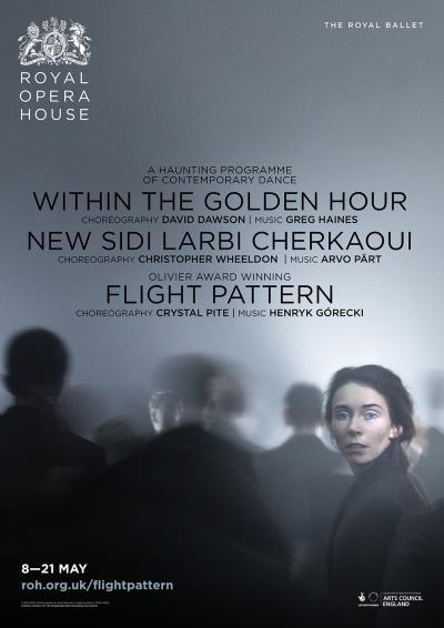 Flight Pattern ballet poster design by Damien Frost