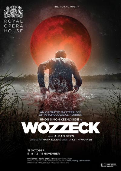 Wozzeck - Royal Opera House poster design by Damien Frost