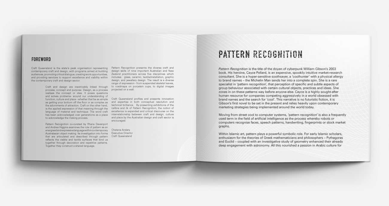 Pattern Recognition Exhibition Catalogue