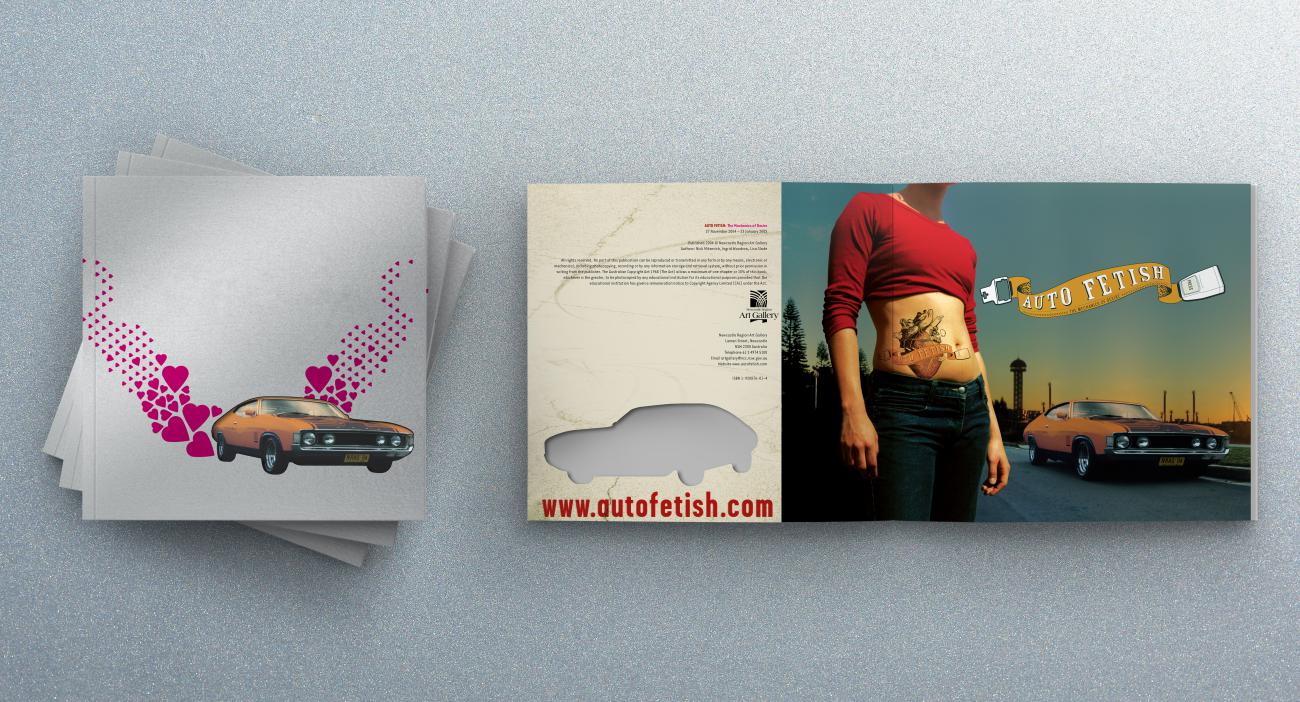 Auto Fetish exhibition catalogue Cover