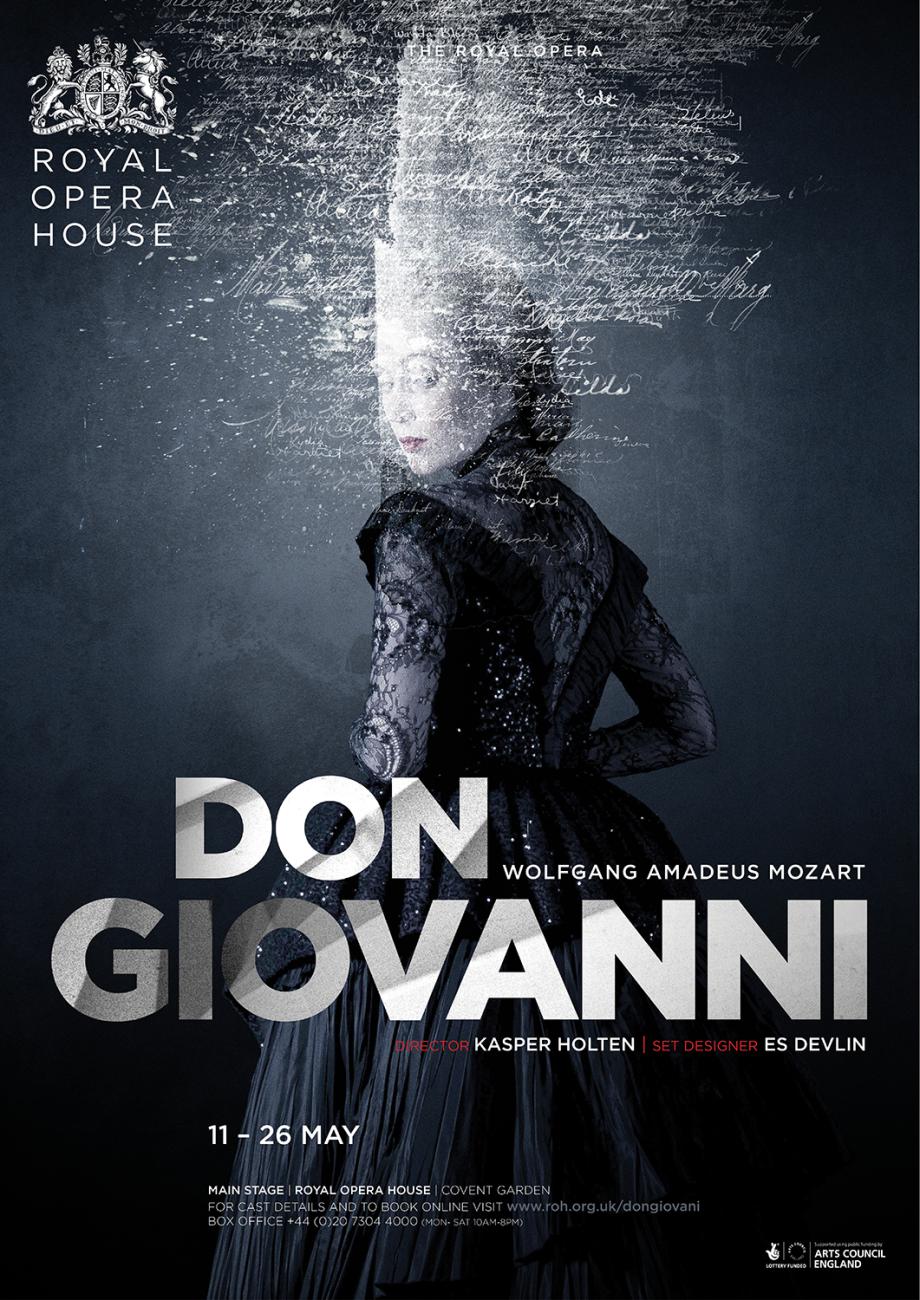 Don Giovanni opera poster design by Damien Frost