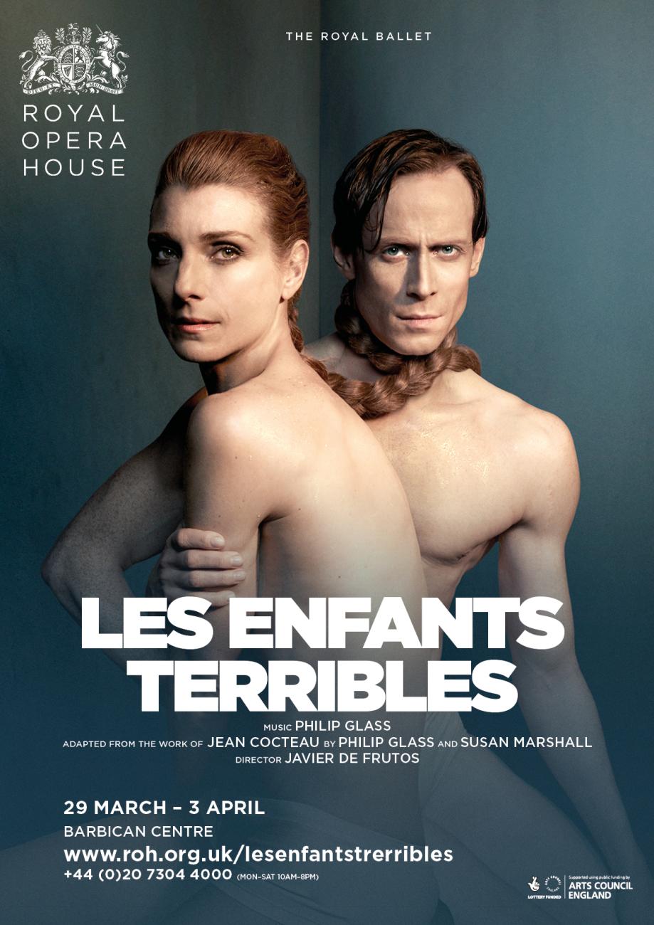 Les Enfants Terribles opera poster design by Damien Frost