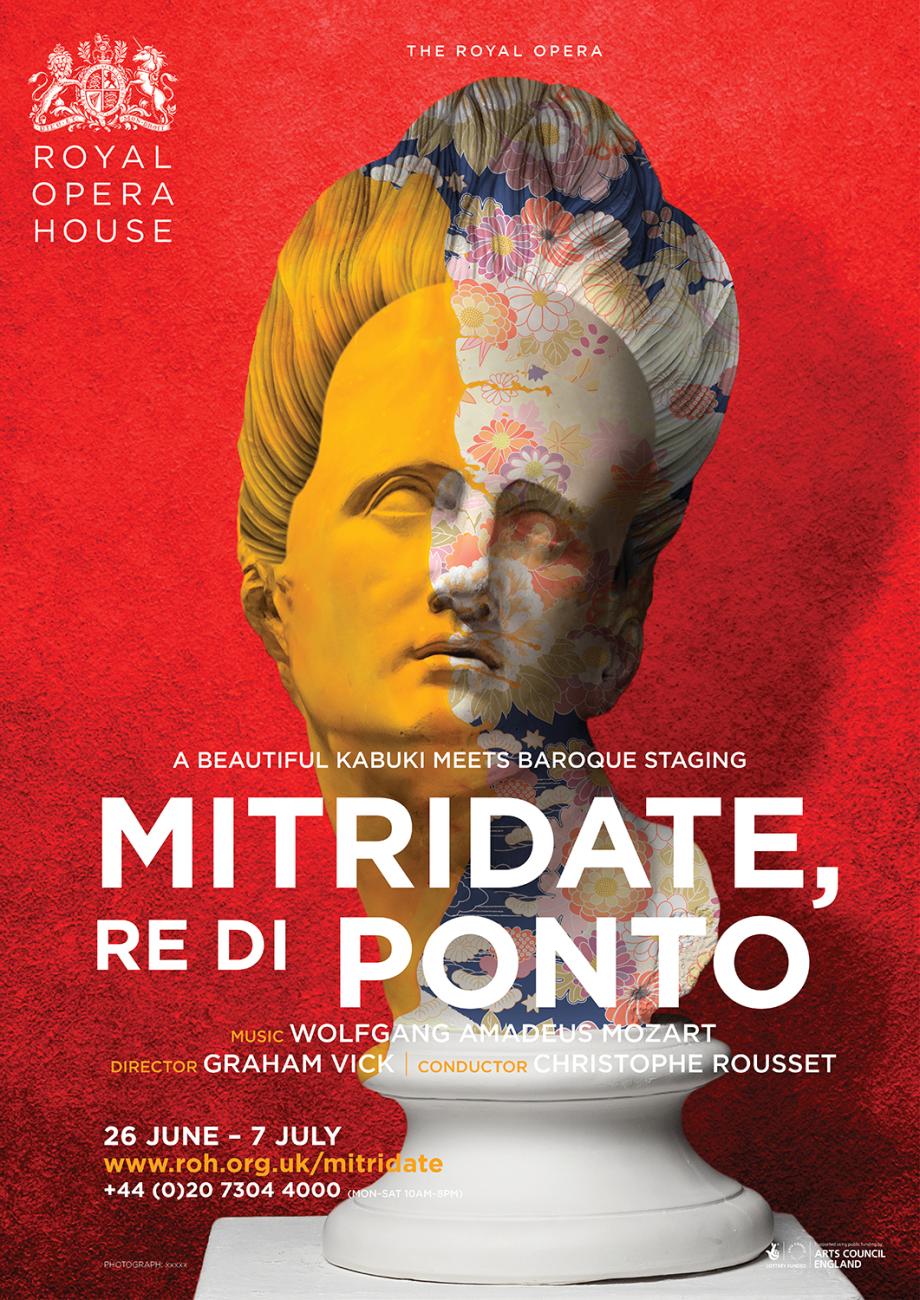 Mitridate, Re Di Ponto opera poster design by Damien Frost