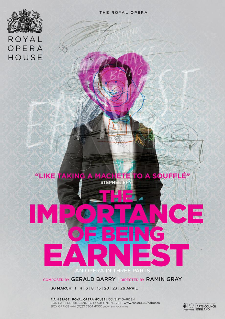 The Importance of Being Earnest opera poster by Damien Frost