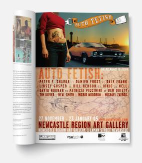 Auto Fetish exhibition ad