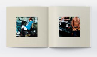 Auto Fetish exhibition catalogue inside spread