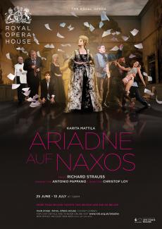 Ariadne auf Naxos poster design by Damien Frost