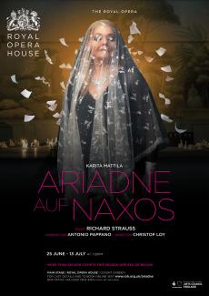 Ariadne auf Naxos poster design by Damien Frost