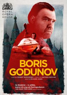 Boris Godunov opera poster design by Damien Frost