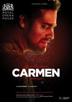 Carmen opera poster design by Damien Frost