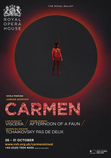 Carmen poster design by Damien Frost