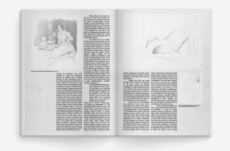 DRAWING CENTRE exhibition catalogue spread