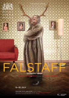 Falstaff opera poster design by Damien Frost