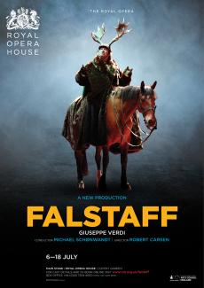 Falstaff opera poster design by Damien Frost