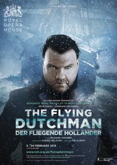 Der fliegende Holländer opera poster design by Damien Frost