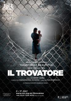 Il Trovatore opera poster design by Damien Frost