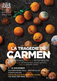 La Tragédie de Carmen opera poster design by Damien Frost
