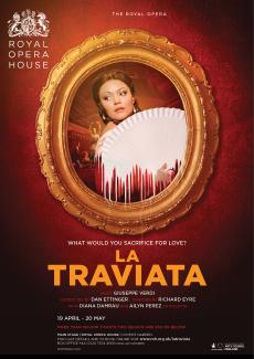 La Traviata opera poster design by Damien Frost