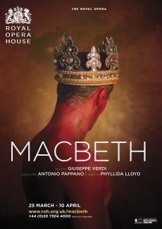 Macbeth opera poster design by Damien Frost