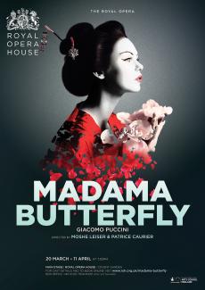 Madama Butterfly opera poster design by Damien Frost