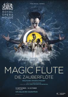 DIE ZAUBERFLÖTE (The Magic Flute) opera poster design by Damien Frost