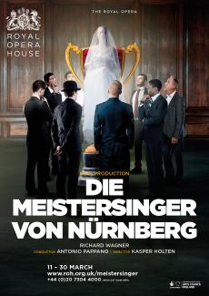 Die Meistersinger von Nürnberg opera poster design by Damien Frost