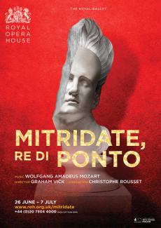 Mitridate, Re Di Ponto opera poster design by Damien Frost