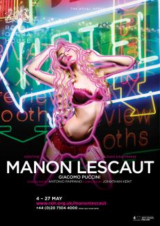 Manon Lescaut opera poster by damien frost