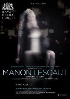 Manon Lescaut opera poster by Damien Frost