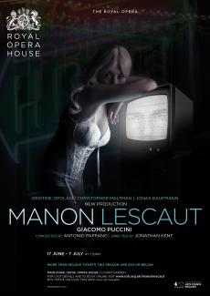 Manon Lescaut opera poster by Damien Frost