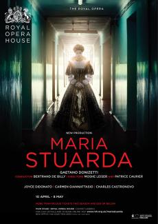 Maria Stuarda opera poster design by Damien Frost