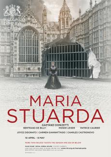 Maria Stuarda opera poster design by Damien Frost