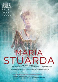 Maria Stuarda opera poster design by Damien Frost