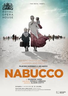 Nabucco opera poster by Damien Frost