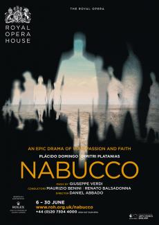 Nabucco opera poster by Damien Frost