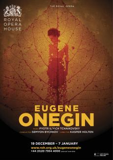 Eugene Onegin opera poster design by Damien Frost