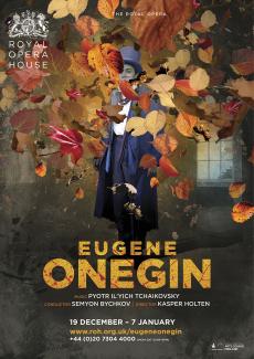 Eugene Onegin opera poster design by Damien Frost